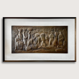 Cuadro de Bronce en bajorrelieve