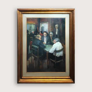 Cuadro “La Partida“ por M. Michelotti