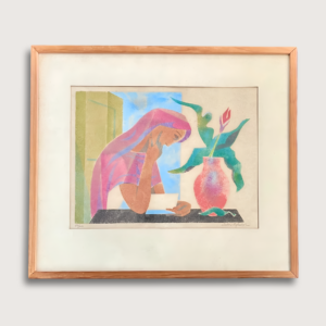 Cuadro “Woman with vase” por Anton Refregier